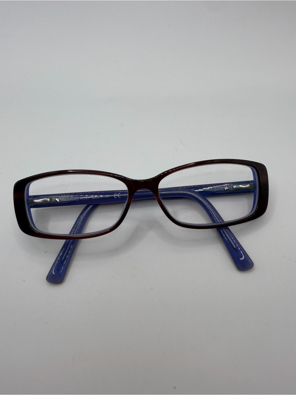 Valentino Italy V5761 ISK 53-14-135 Tortoise/Lavender Eyeglasses Frame IM77 blue